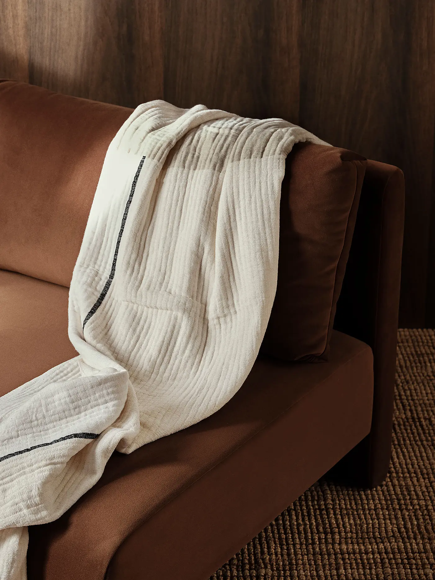 FERM LIVING | Decke - Dela Throw 120x170cm Natural Off White | 